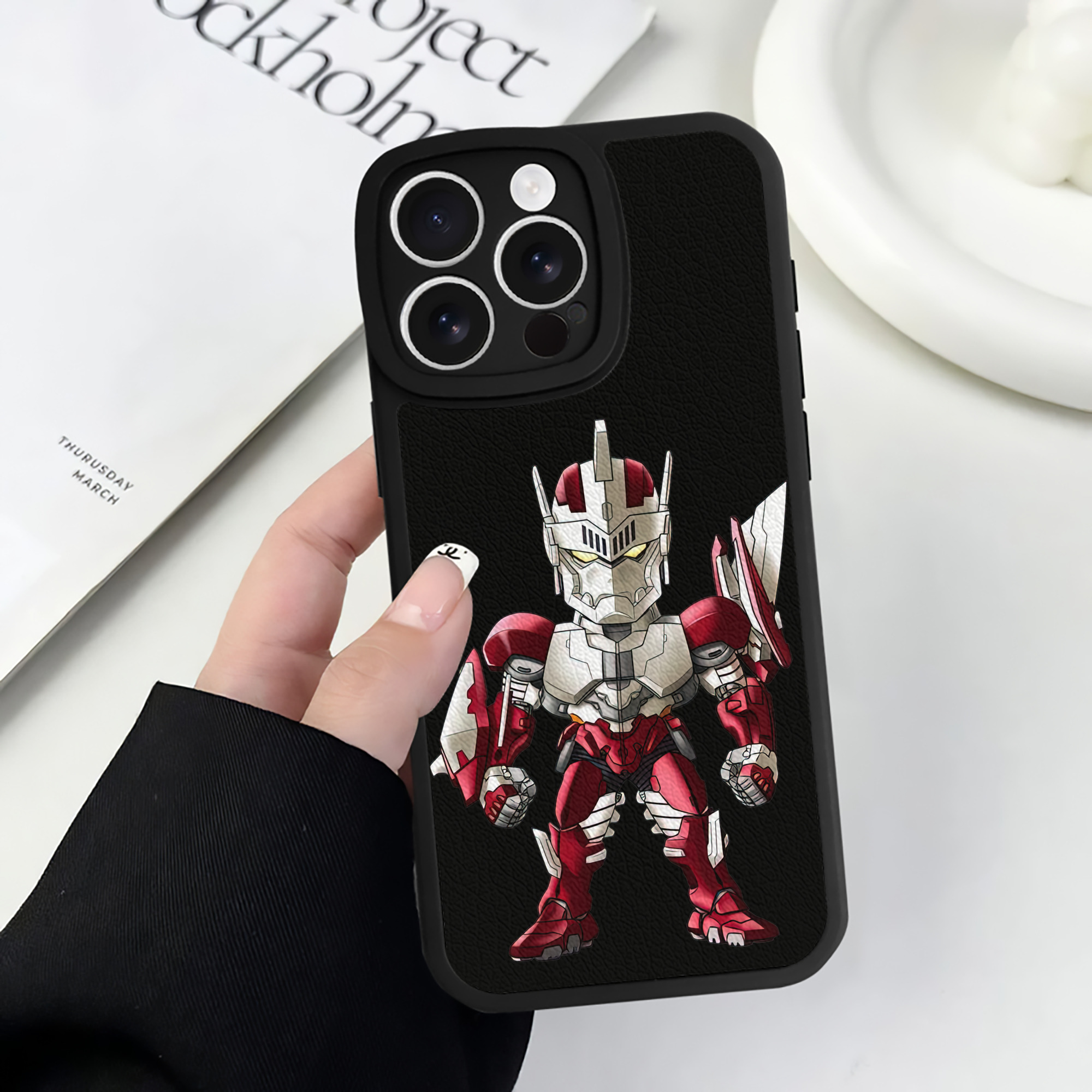 （画像用） ウルトラマン Ultraman 【iPhone 16シリーズ対応】シリコンスマホケース（レザー調） 材質：シリコン